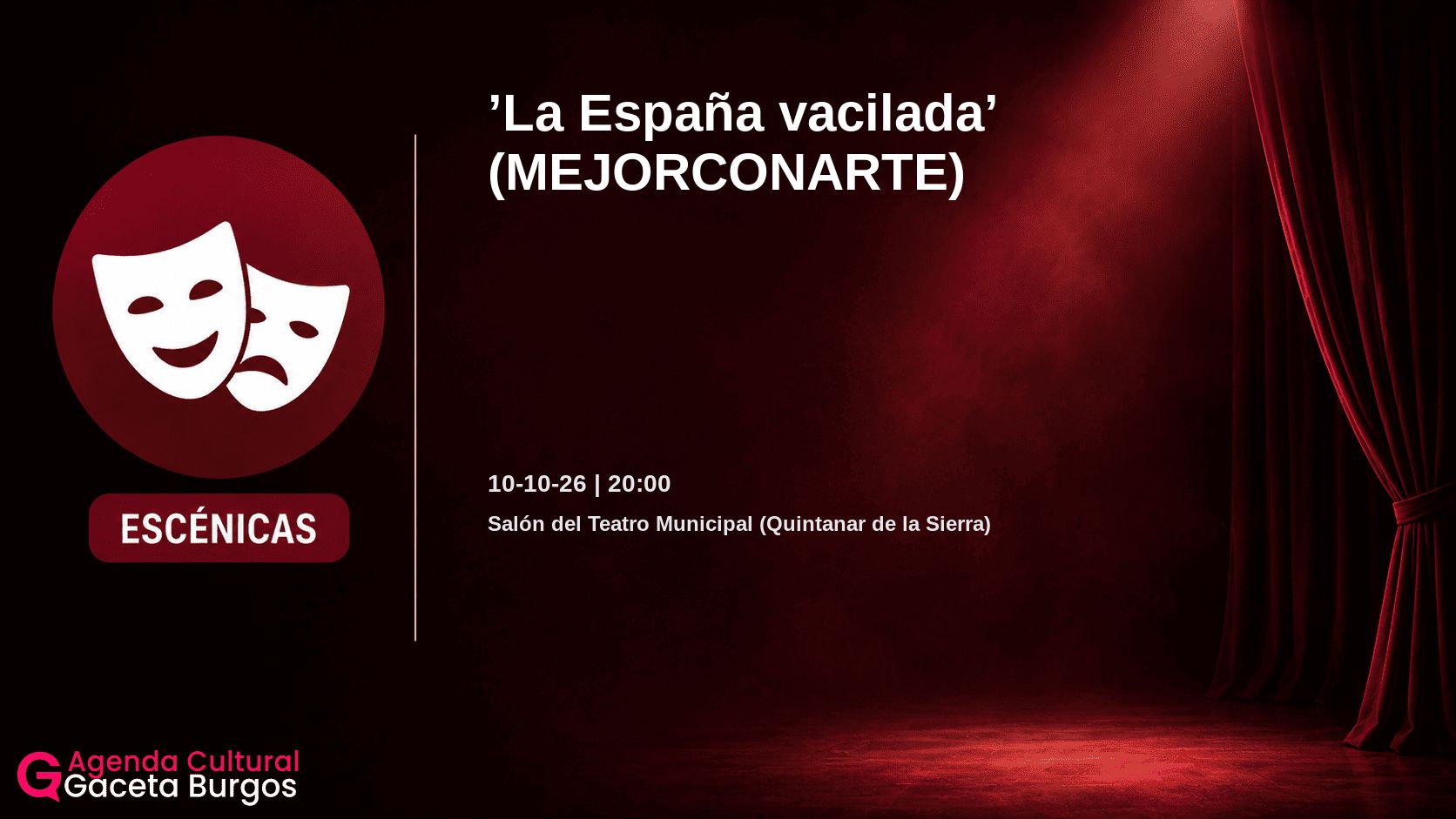 Imagen del evento La España vacilada en Quintanar de la Sierra
