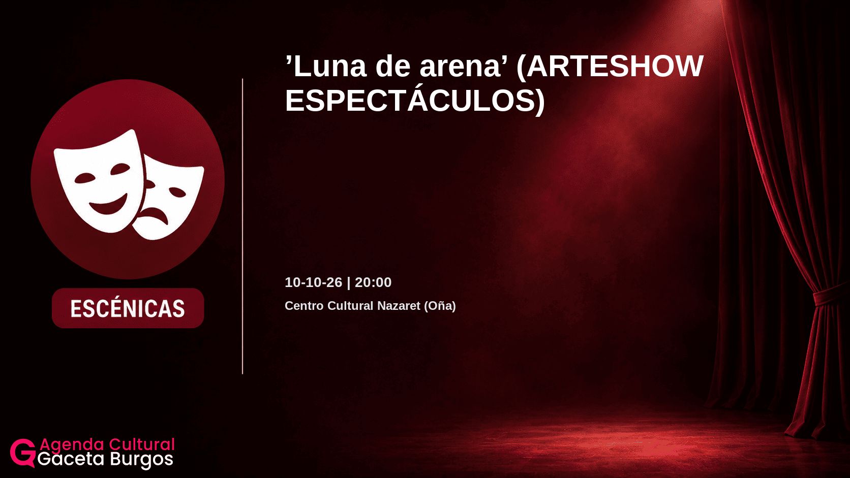Imagen del evento Luna de arena en Oña
