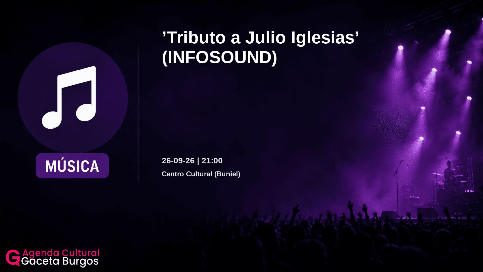Imagen del evento Tributo a Julio Iglesias en Buniel