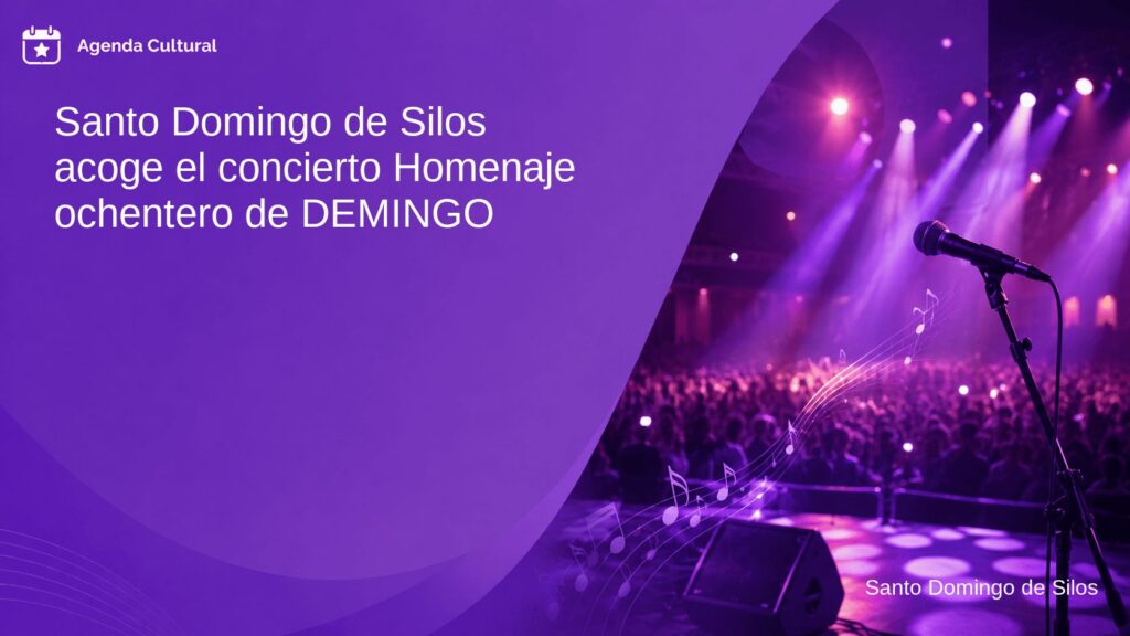 Imagen de la noticia Santo Domingo de Silos acoge el concierto Homenaje ochentero de DEMINGO en Santo Domingo de Silos
