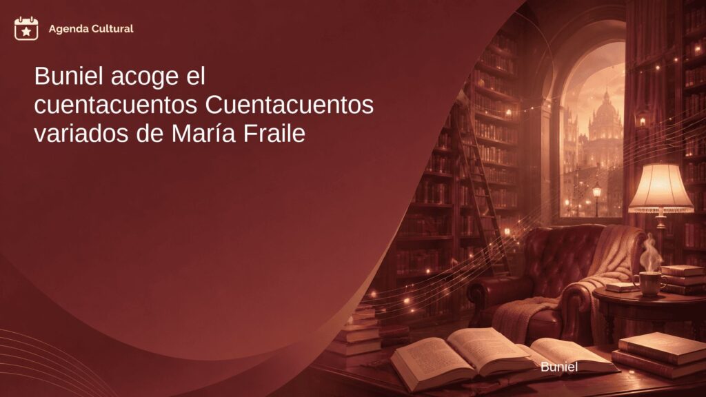 Imagen de la noticia Buniel acoge el cuentacuentos Cuentacuentos variados de María Fraile en Buniel