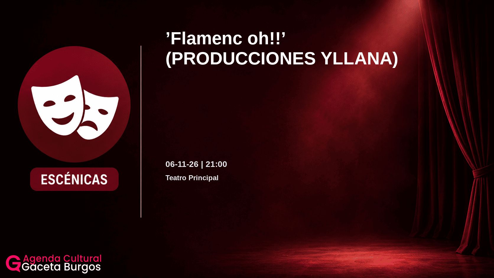 Imagen del evento Flamenc oh!! en Burgos
