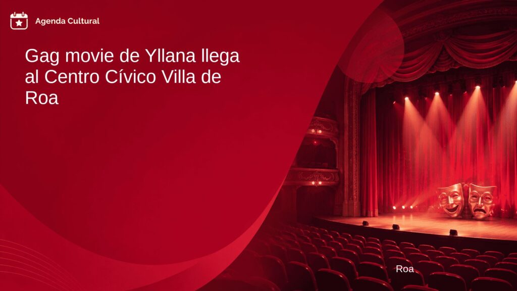 Imagen de la noticia Gag movie de Yllana llega al Centro Cívico Villa de Roa en Roa