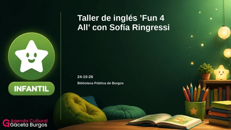 Taller de inglés ’Fun 4 All’ con Sofía Ringressi